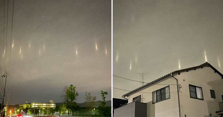 50多枚「不明光柱」出現在日本夜空，網友：人類補完計畫啟動！XD-日本事務所2