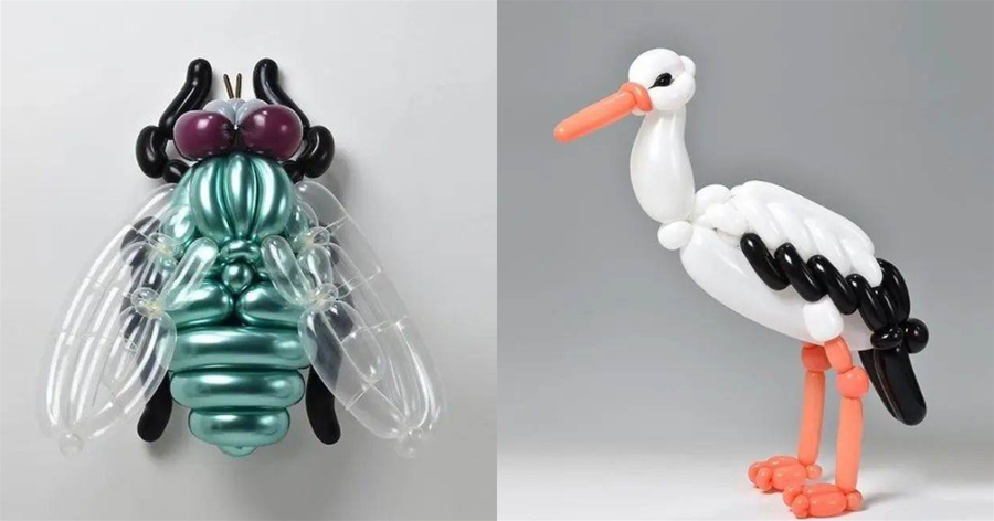 令人難以置信！日本藝術家的「氣球藝術」，網友：「放過那些氣球吧！」XD